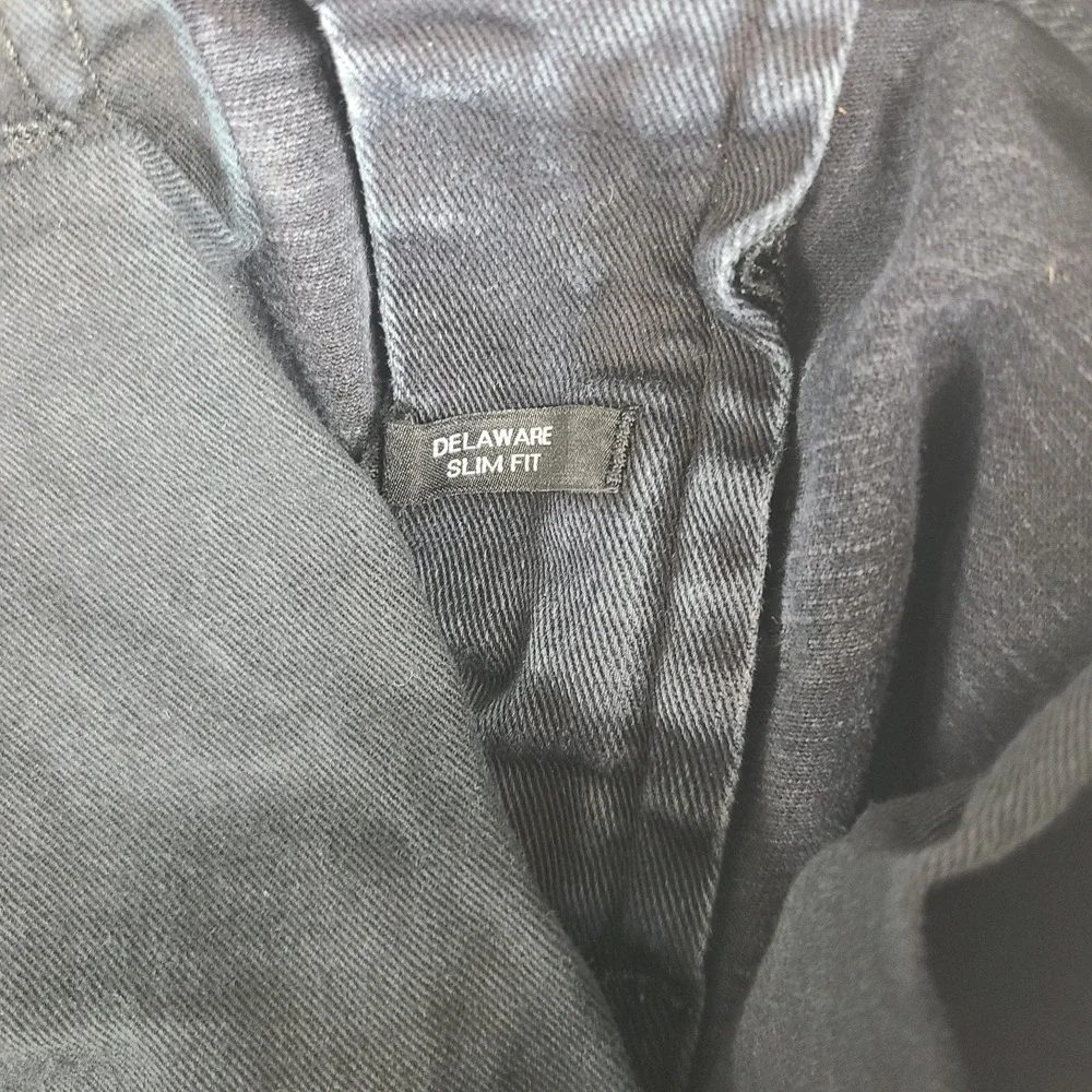 Hugo Boss Jeans Mens 34x33 Blue Delaware Slim Fit Dark Wash Denim